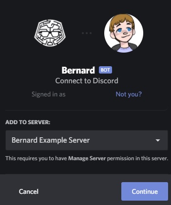 Bernard Choose Server