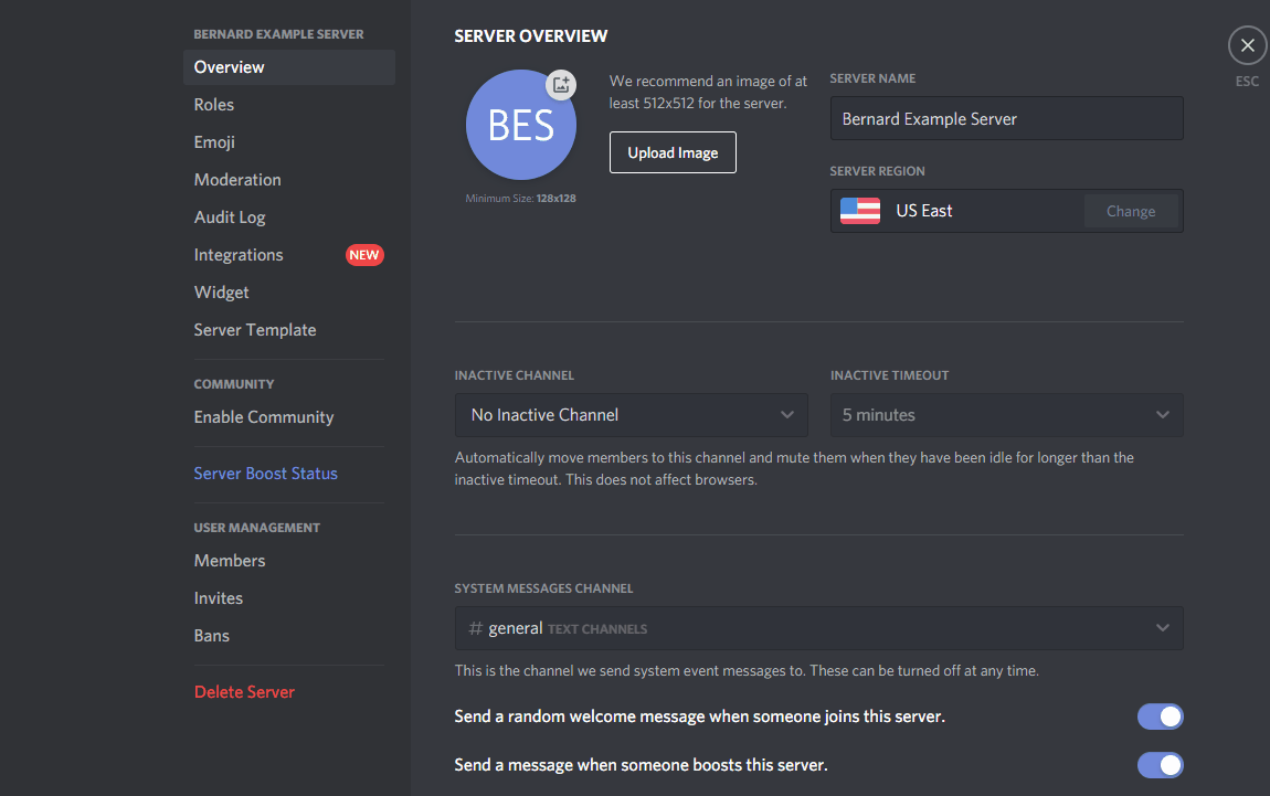 Open Discord Server Role Settings